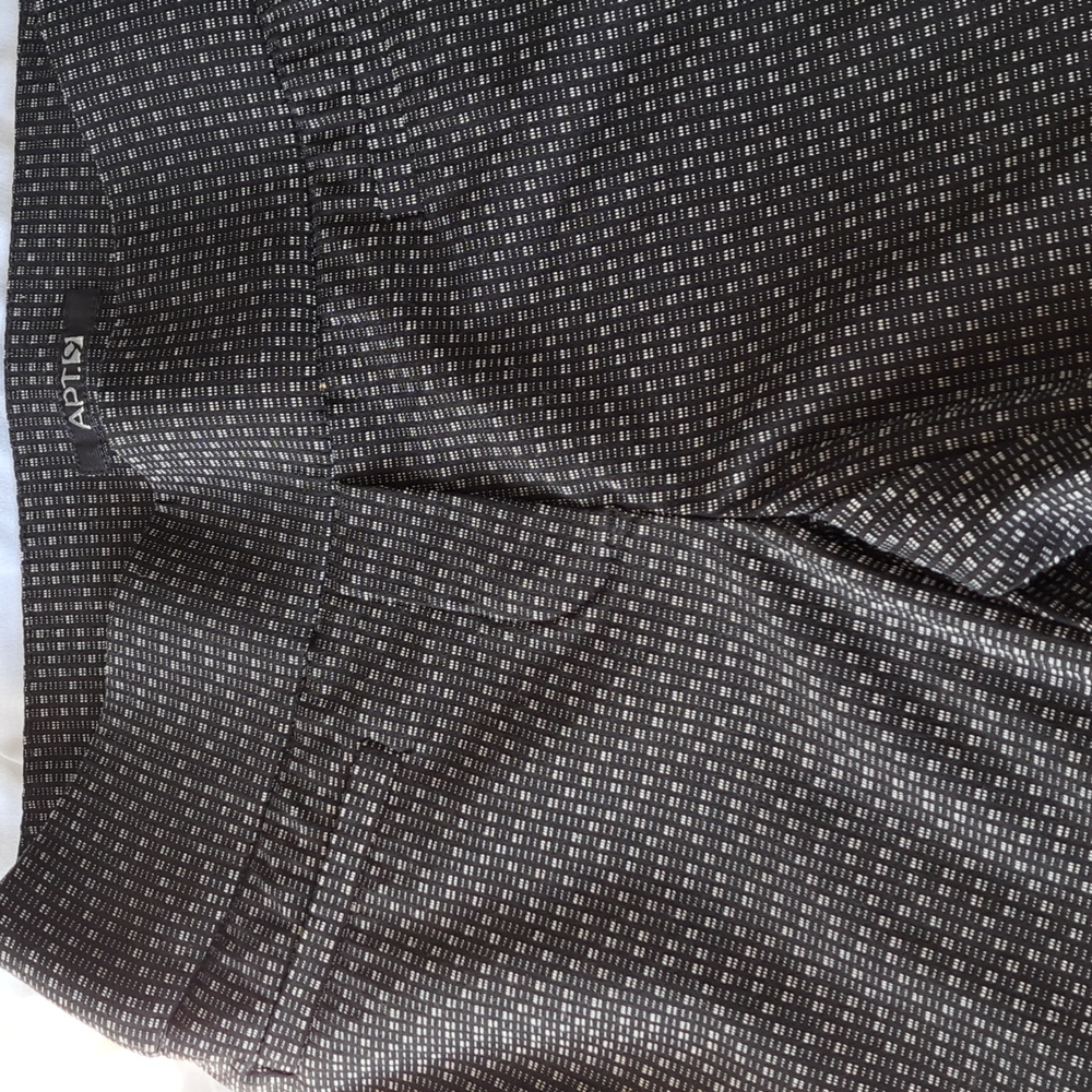 APT 9 DRESSY  PANT WIDE WAISTBAND COOL PRINT